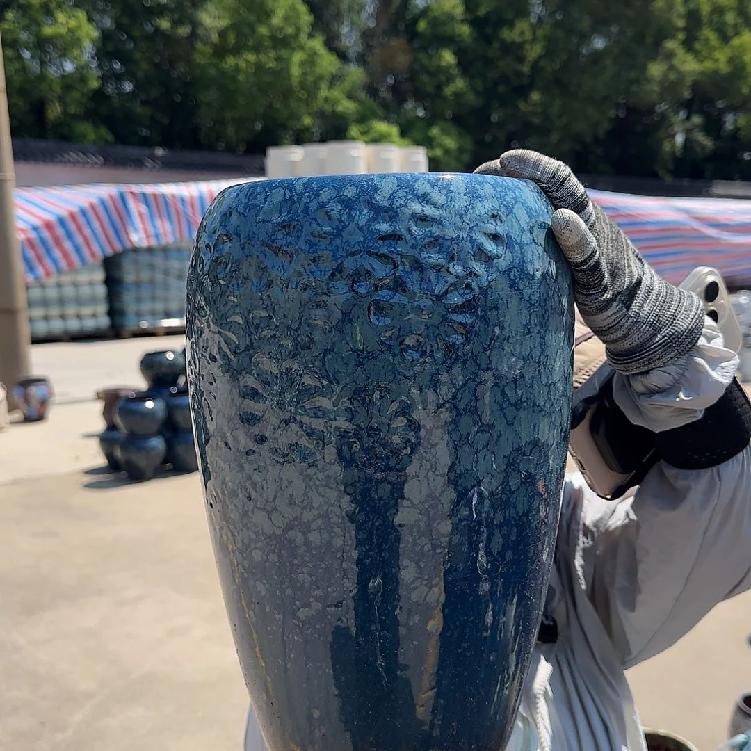 紫砂花盆王嫂花盆0717-226高33口18