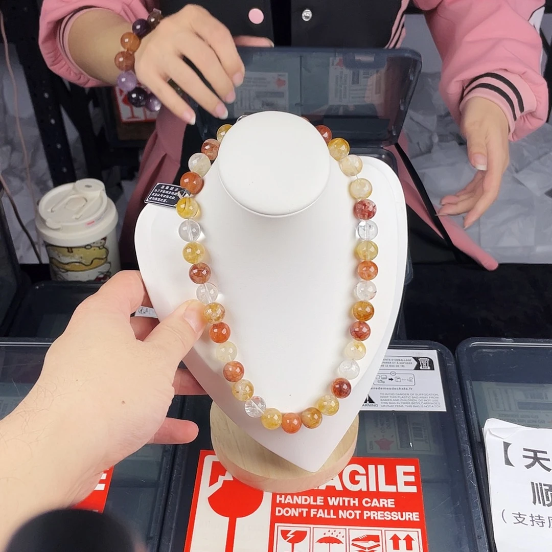 水晶手链银S925镶嵌