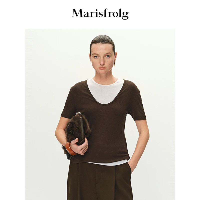 【米儿精选】Marisfrolg玛丝菲尔T恤A1FZ11767