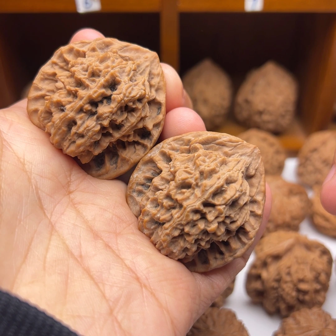 吊坠文玩核桃41全品薄楞官帽