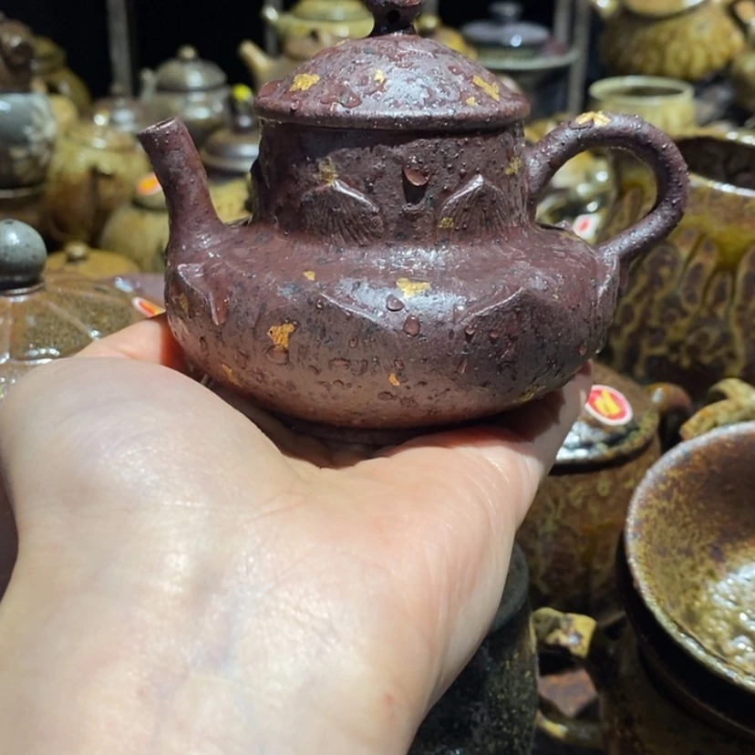 【闪购商品】茶壶紫砂大****小叶壶福利款