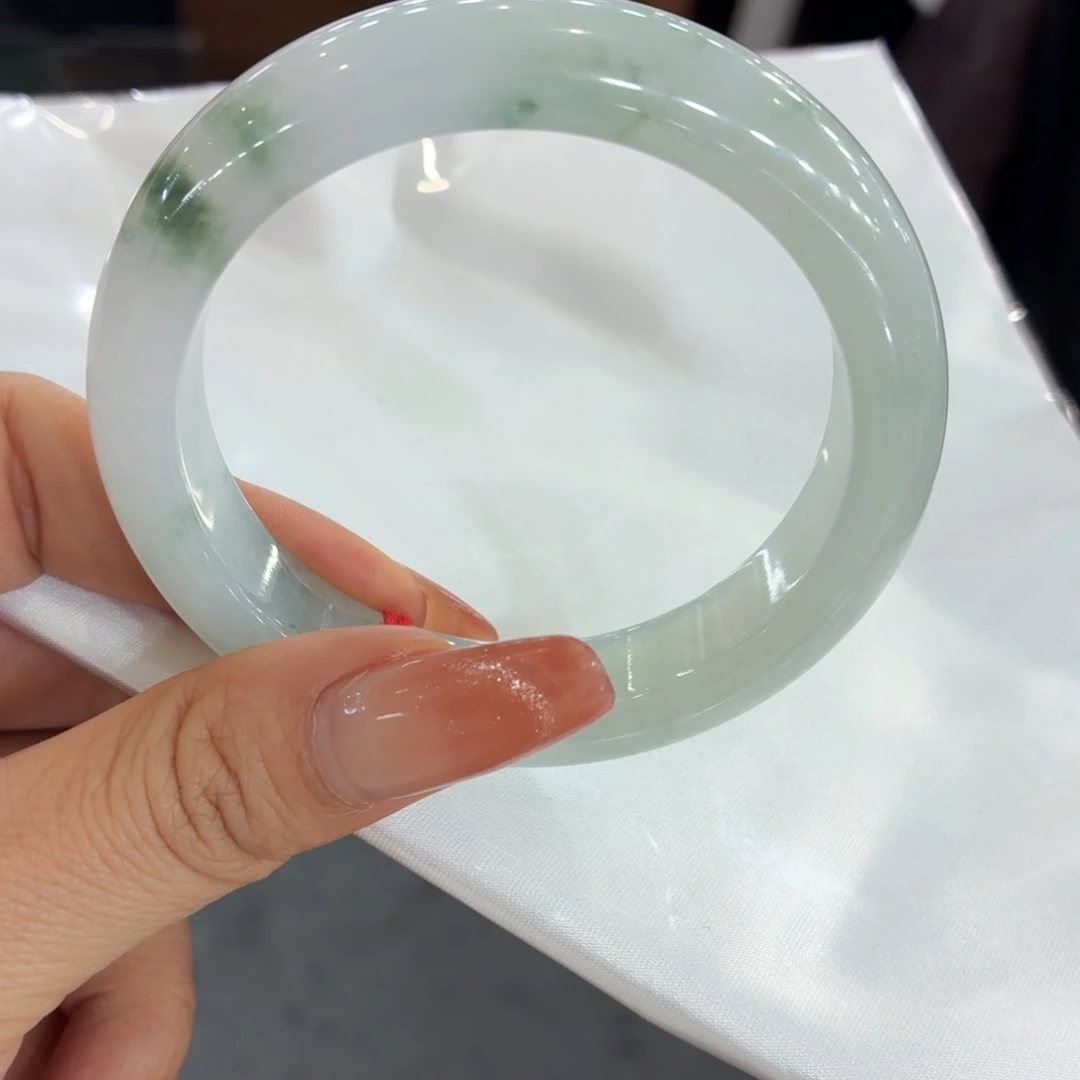 沫***翡翠未镶嵌手镯手镯