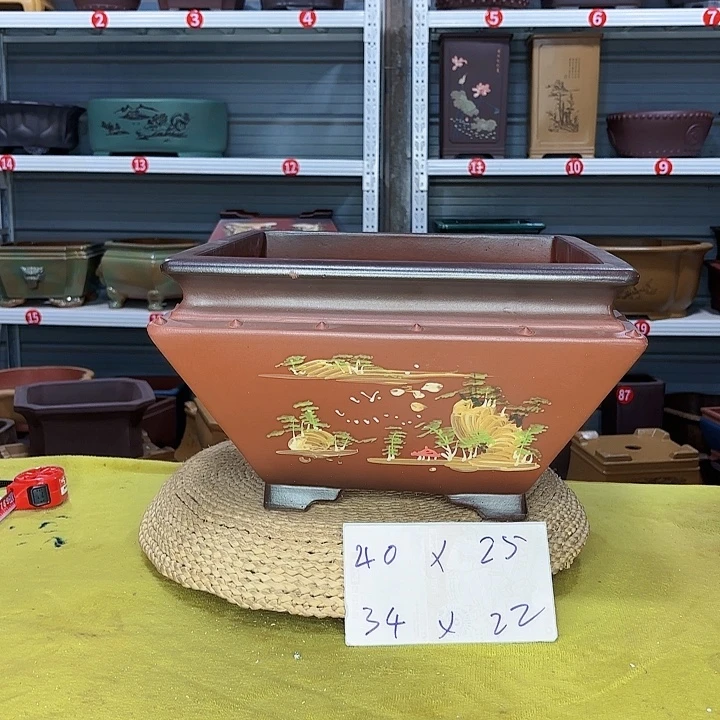 紫砂花盆宜兴紫砂厂