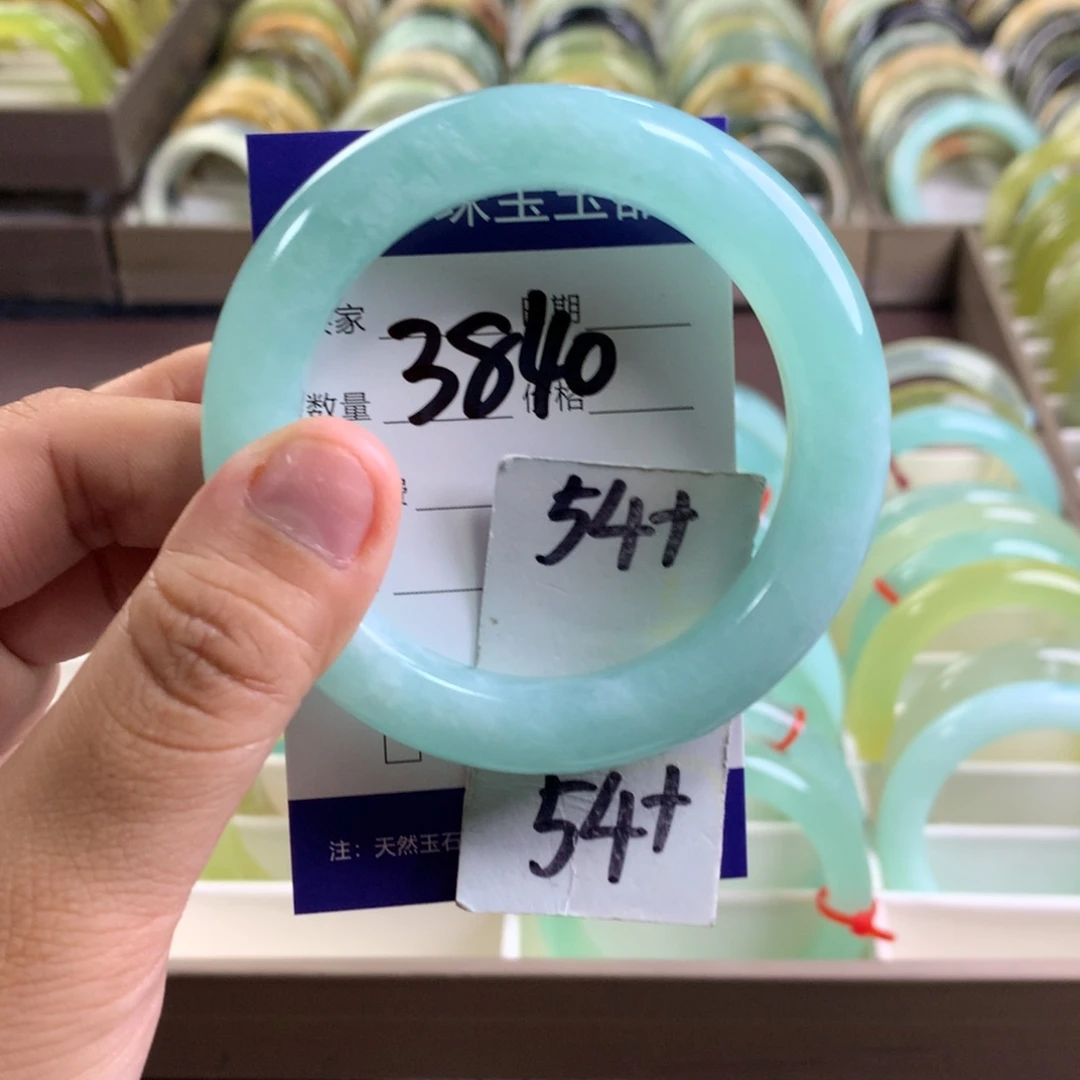 蛇纹石玉未镶嵌手镯3840