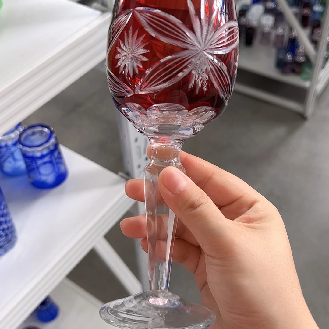 手柄款水晶玻璃如图一个