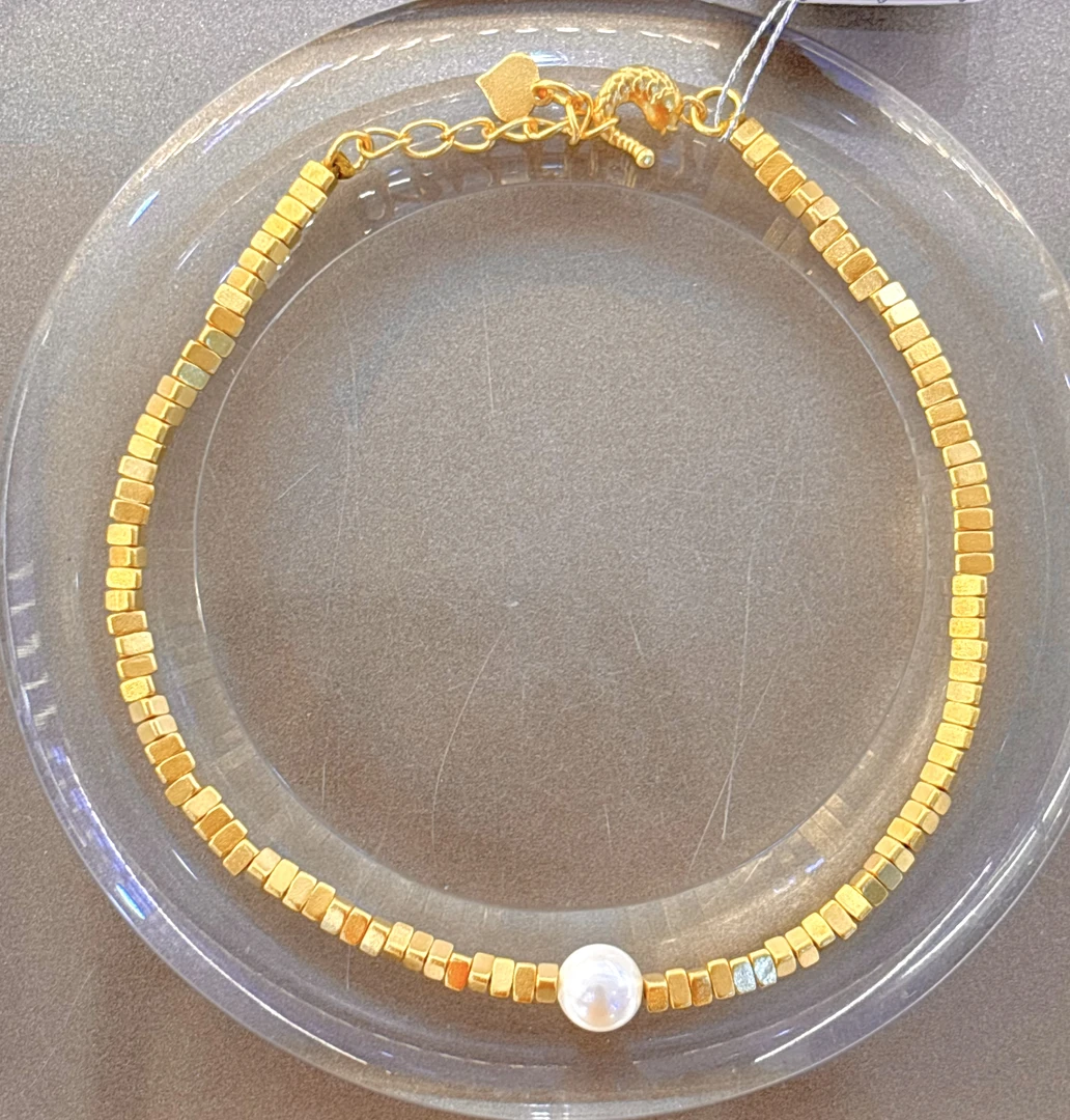 2N足金碎金手链10.9g
