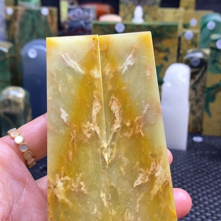 四川石夜****…青田石印章石