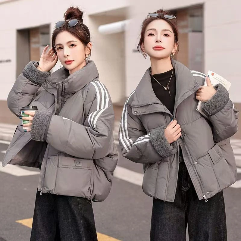 常规保暖短款加厚款棉服女装秋冬外套小众炸街高级感女装