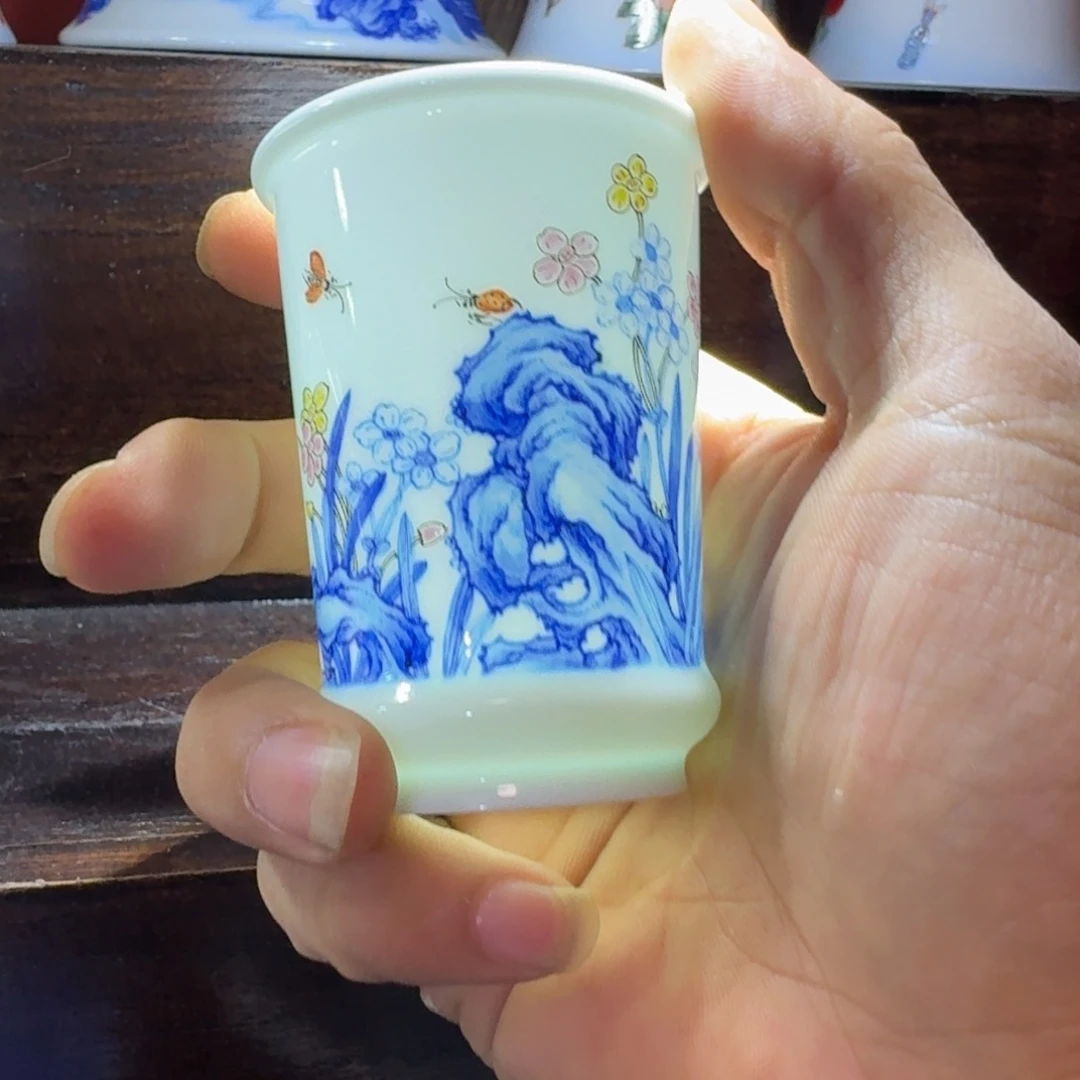 很***好瓷片当代景德镇陶瓷手绘茶具