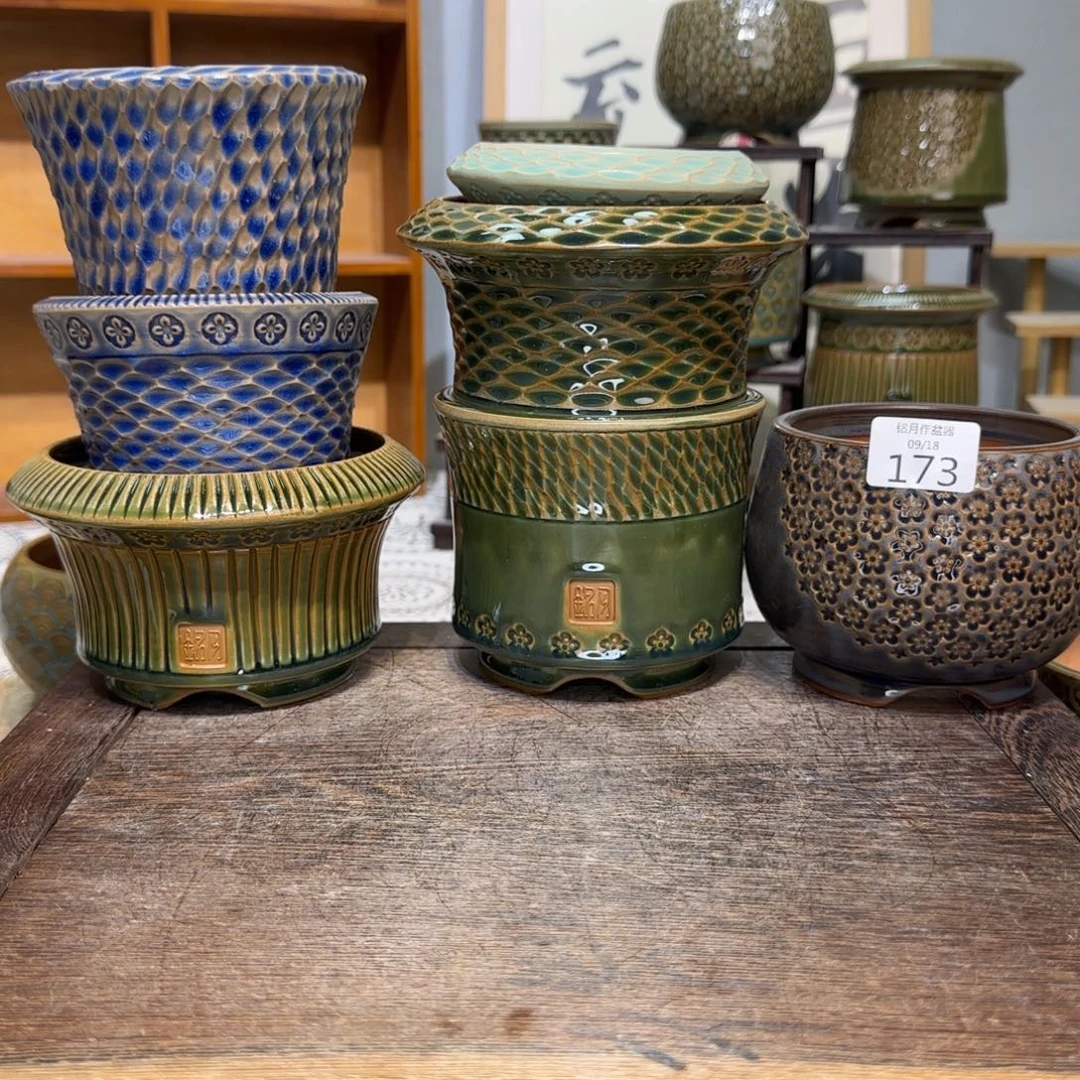 积***克手工花盆 173内口口径10 cm