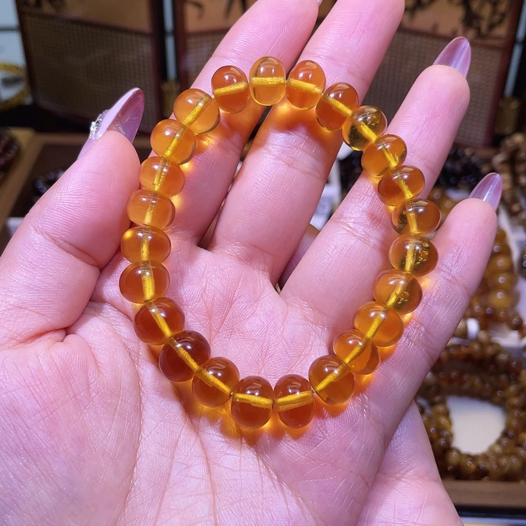 琥珀未镶嵌手链抚顺琥珀10