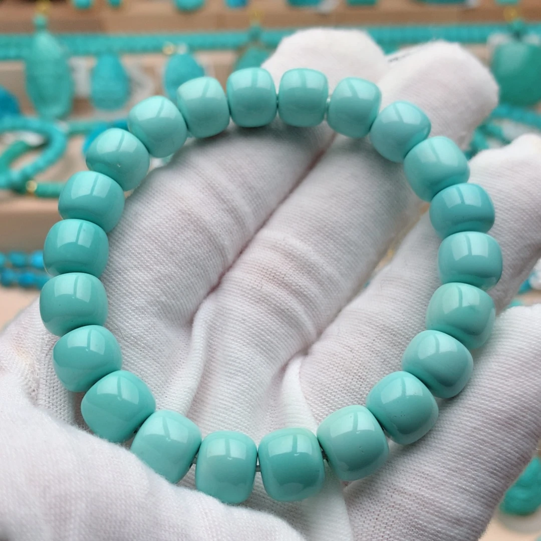 绿松石未镶嵌珠宝奇石9.5mm