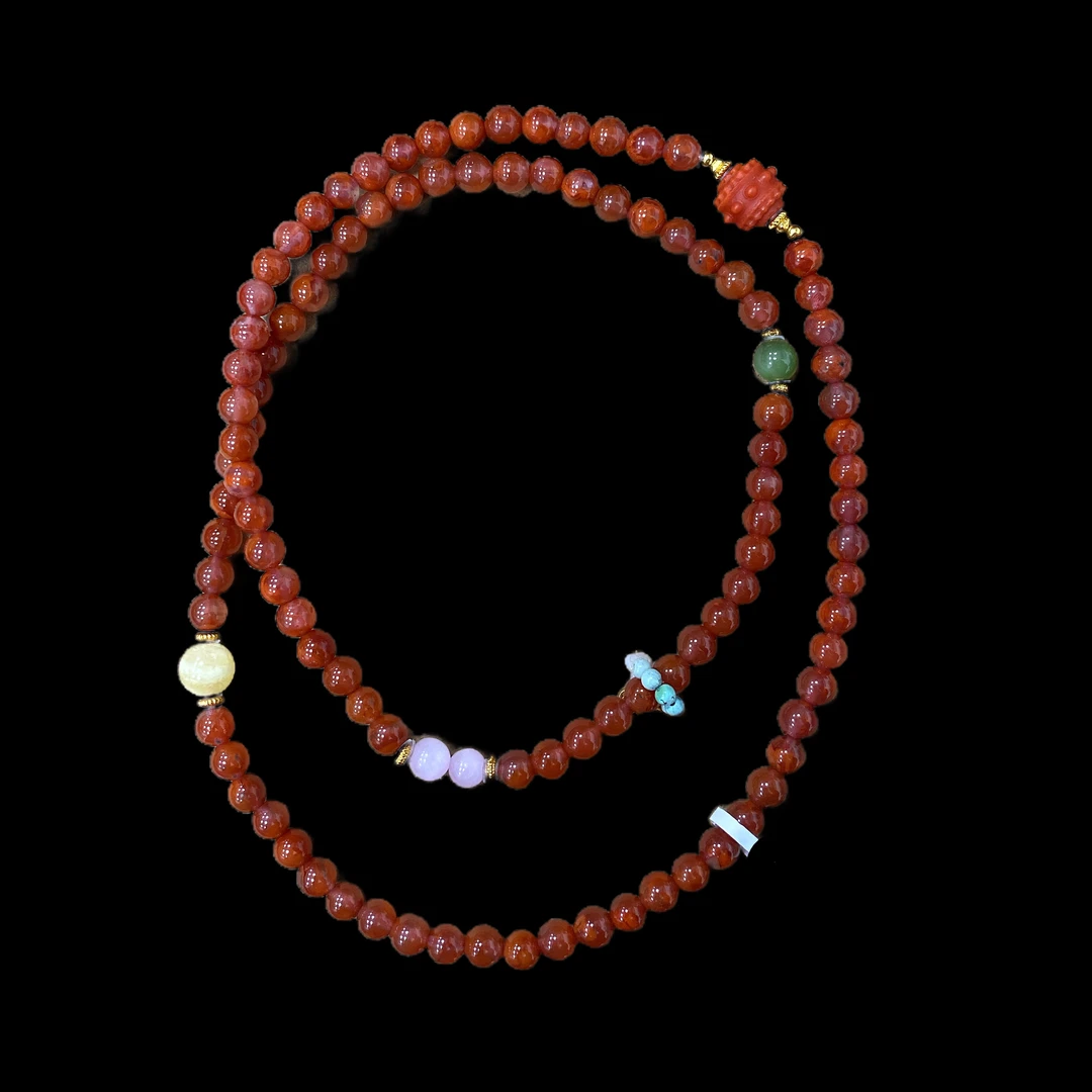 V7800南红手串孤品