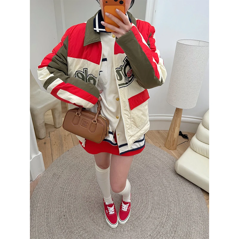 REP-DROLE DE MONSIEUR设计师品牌红色赛车夹克 25FW秋冬新品