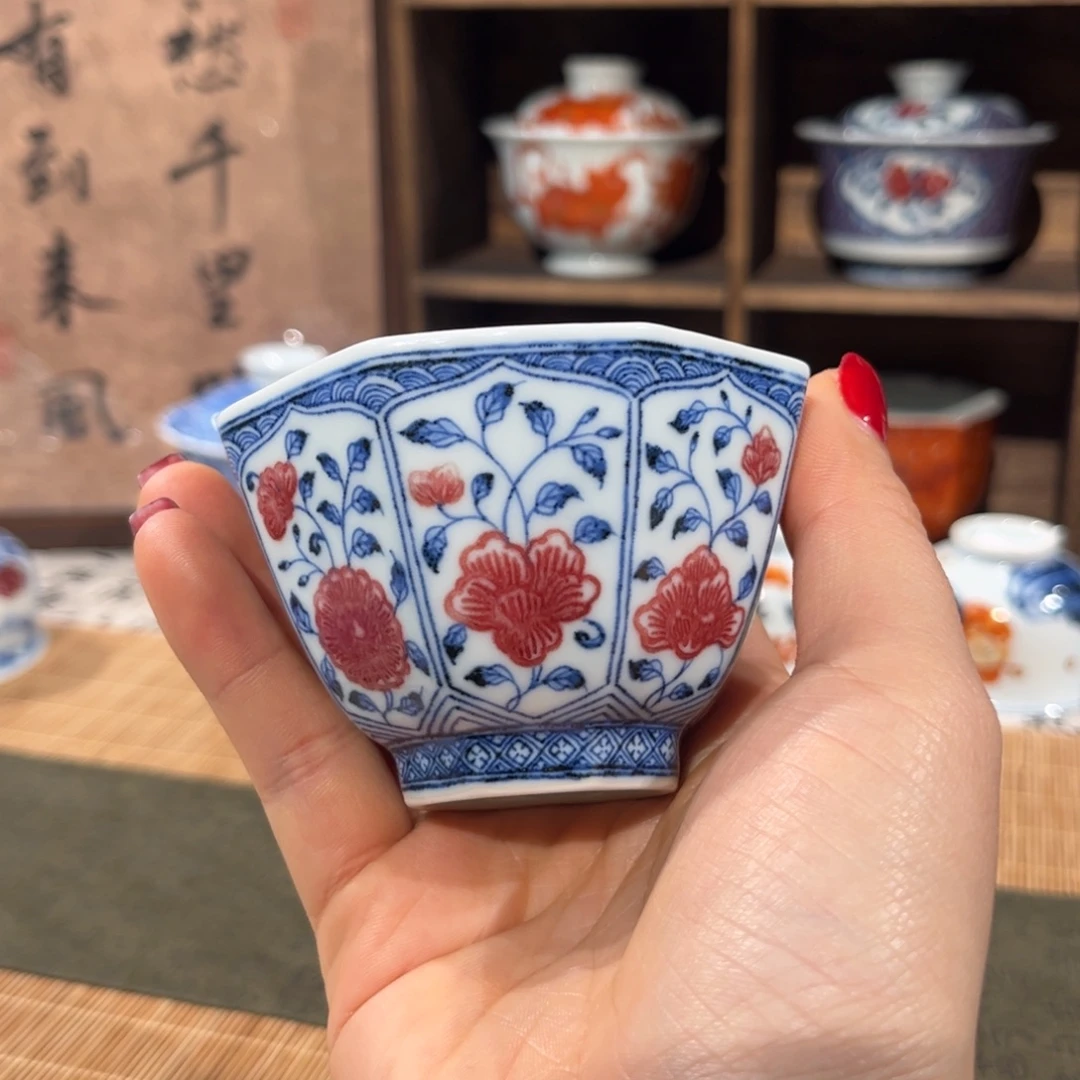 陶杯子景德镇陶瓷主人杯