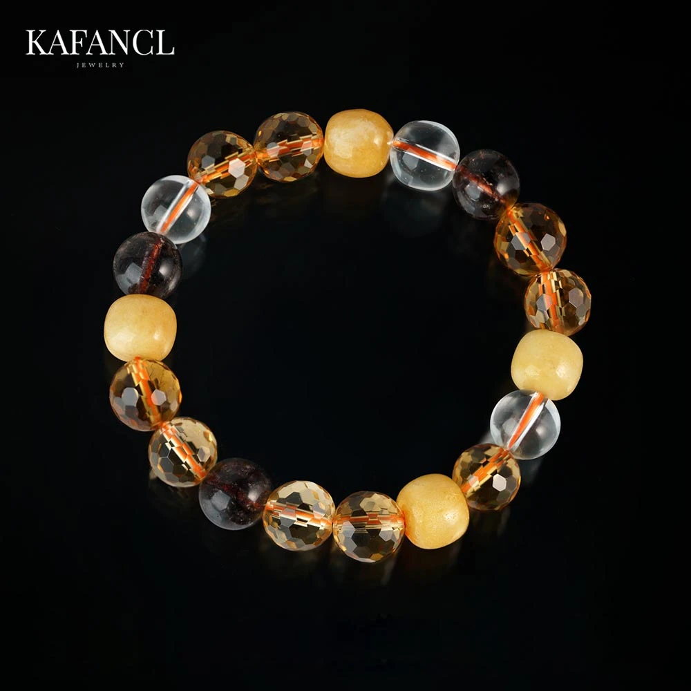 国潮金霸综合天然水晶手串多宝礼品手串 ZR-C308