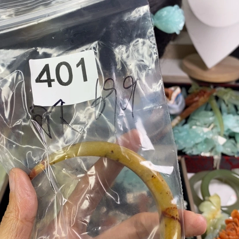 【闪购商品】岫玉发饰未镶嵌月**花