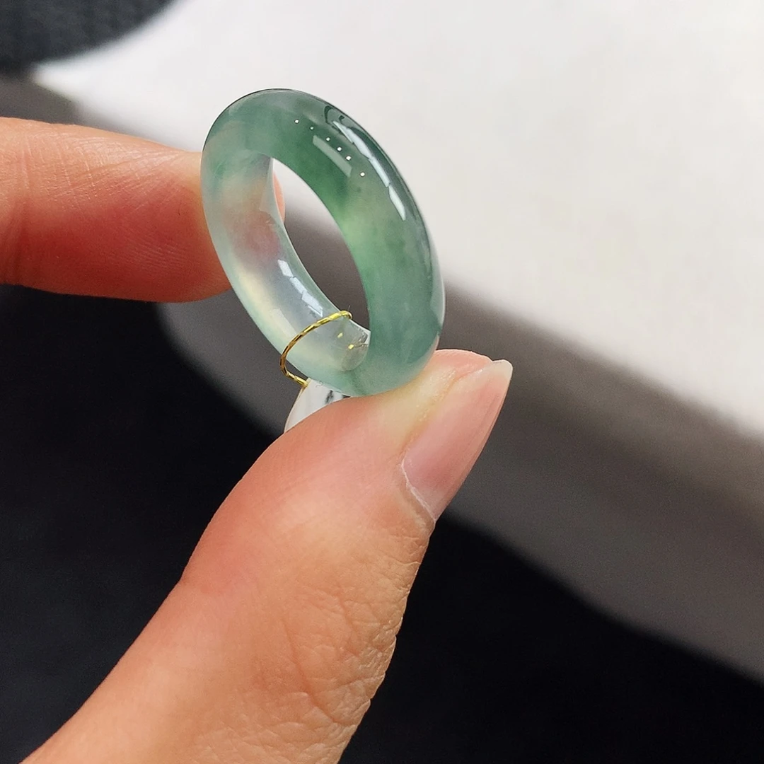 翡翠未镶嵌戒指12号