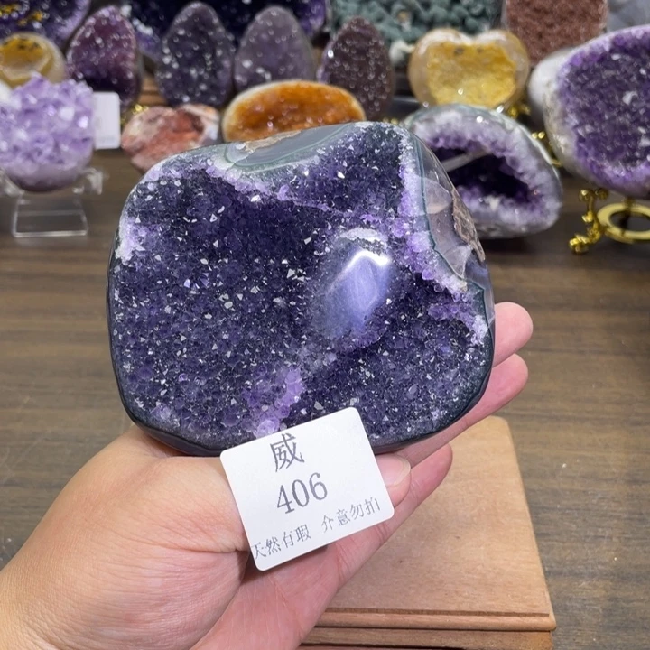未镶嵌水晶珠宝半成品