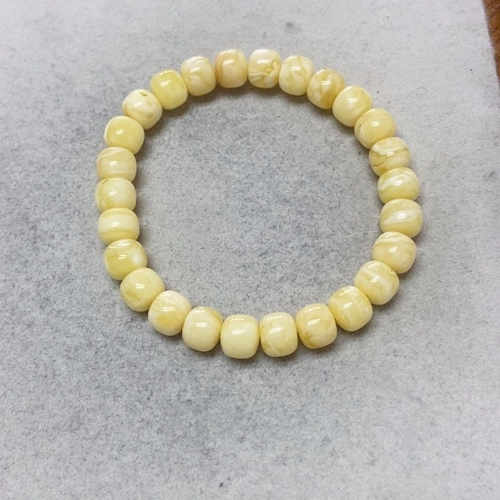 未镶嵌蜜蜡裸石手串