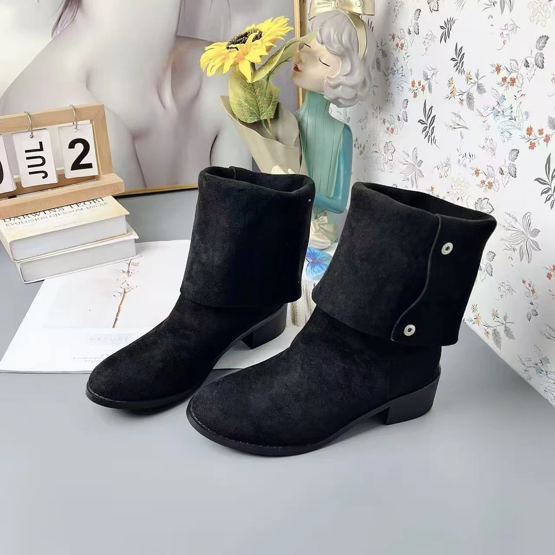 5669-2   秋冬新款时尚英伦风时装靴四季款