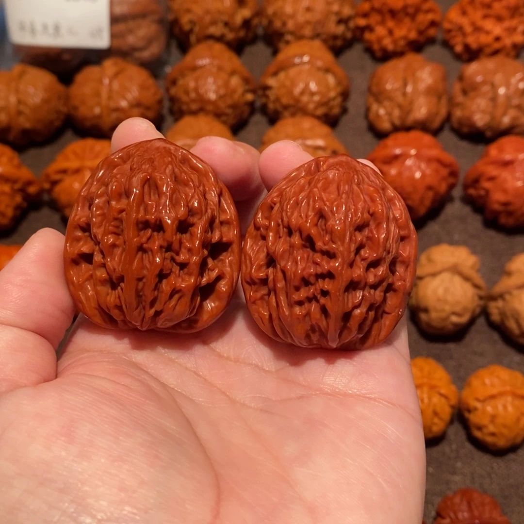 吊坠文玩核桃36麦虎0634