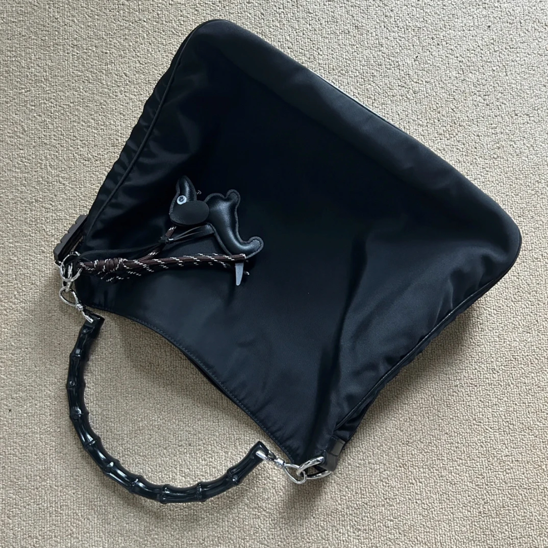 95新 GUCCI/古驰 gucci 竹节手提单肩托特包