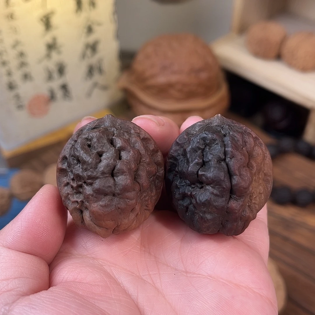 把件文玩核桃团龙