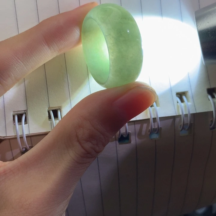 裸石翡翠翡翠扳指27号