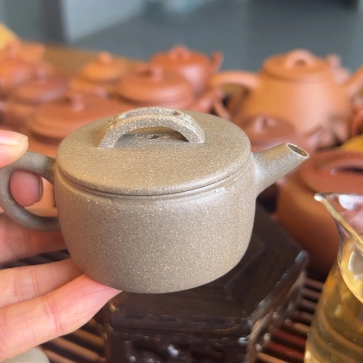 紫砂茶案青段汉瓦60cg