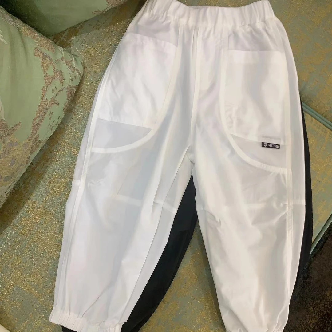 婴格朗迪K12儿童春秋夏季裤时尚薄款男童女童休闲防蚊裤小童