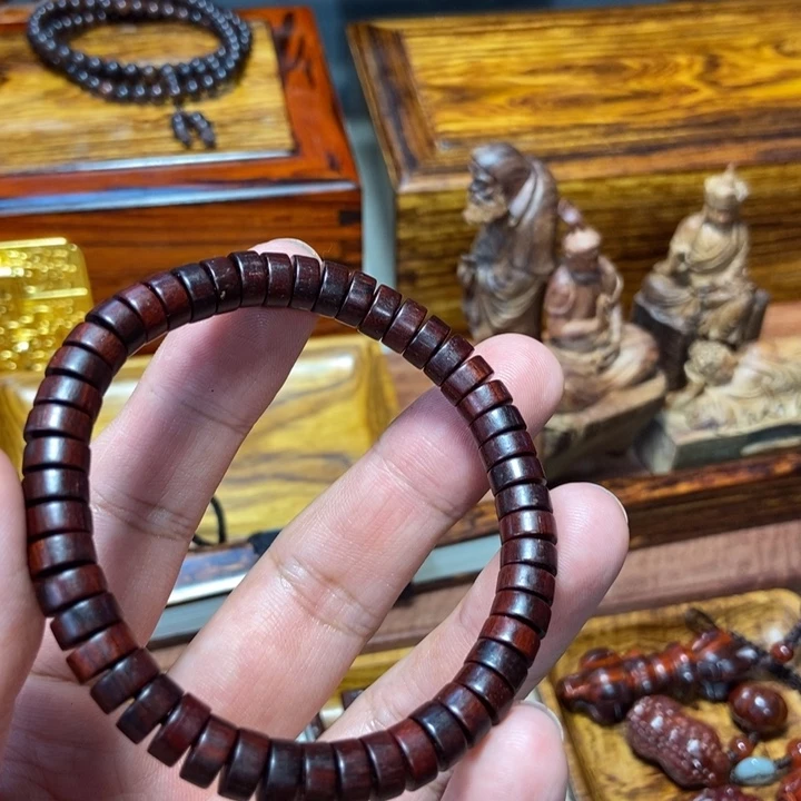 檀香紫檀（小叶紫檀）药片手串