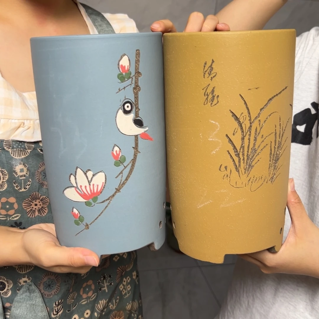 宜兴川阁紫砂花盆