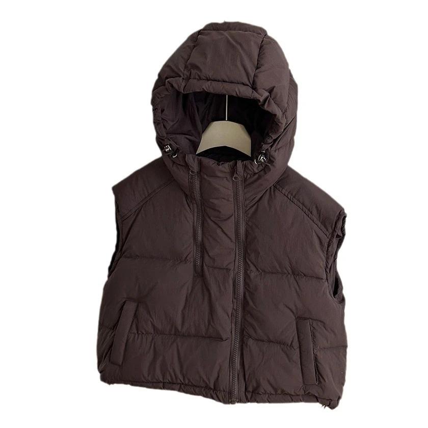 轻薄羽绒服婴儿外穿宝宝洋气反季儿童连帽羽丝绒丝马甲秋冬款童装