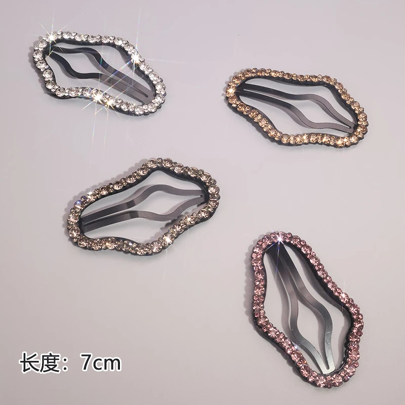 【彤梦】水钻云朵bb夹侧边夹子刘海前额发夹后脑勺碎发发卡女头饰