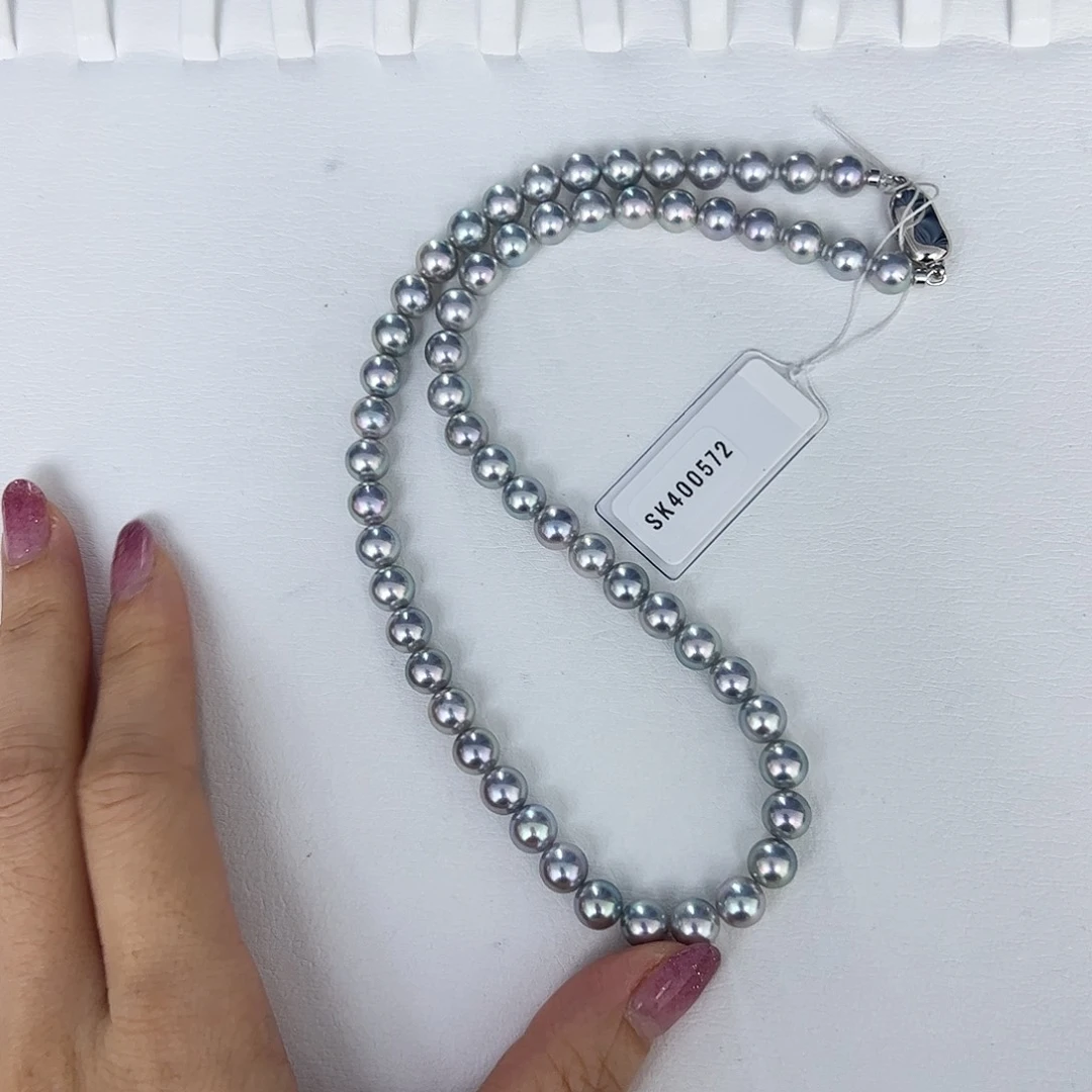 睢***店海水珍珠项链未镶嵌sk400572