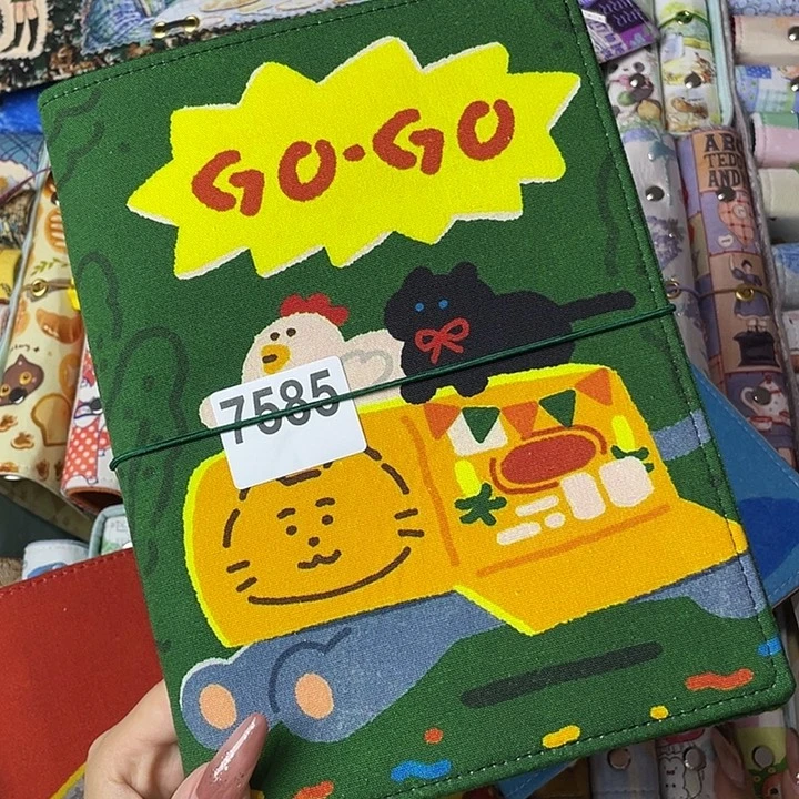 织绣A5活页不带纸7585