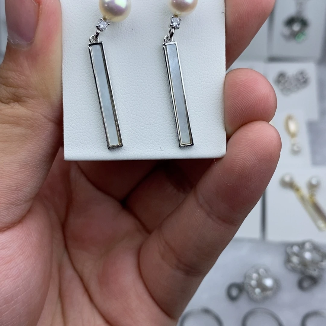 耳坠淡水珍珠未镶嵌