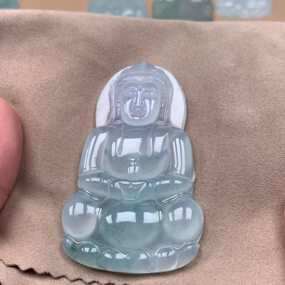 翔***麟翡翠未镶嵌颈饰缅甸翡翠