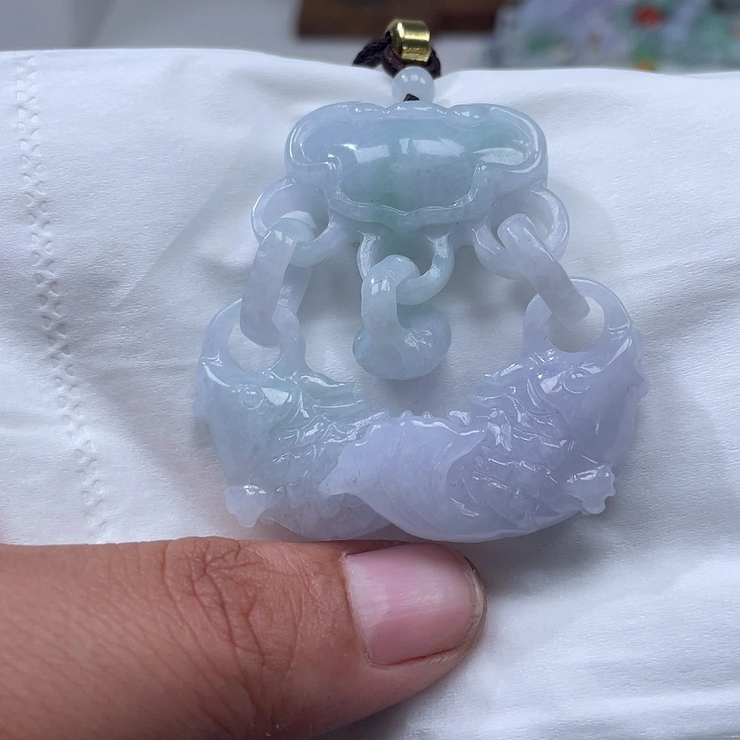 颈饰未镶嵌翡翠翡玉缘翡翠
