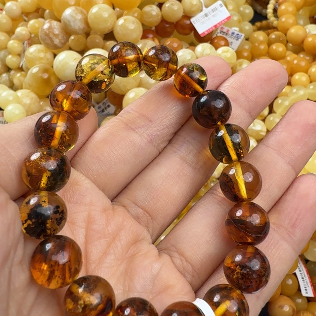 琥珀未镶嵌珠宝奇石