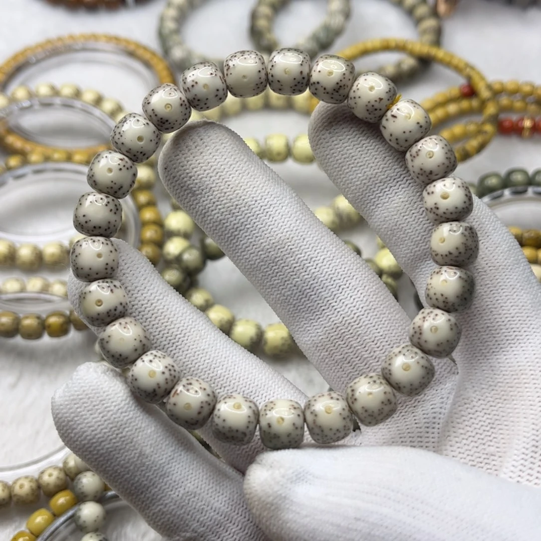 星月菩提手串小****了石玉料