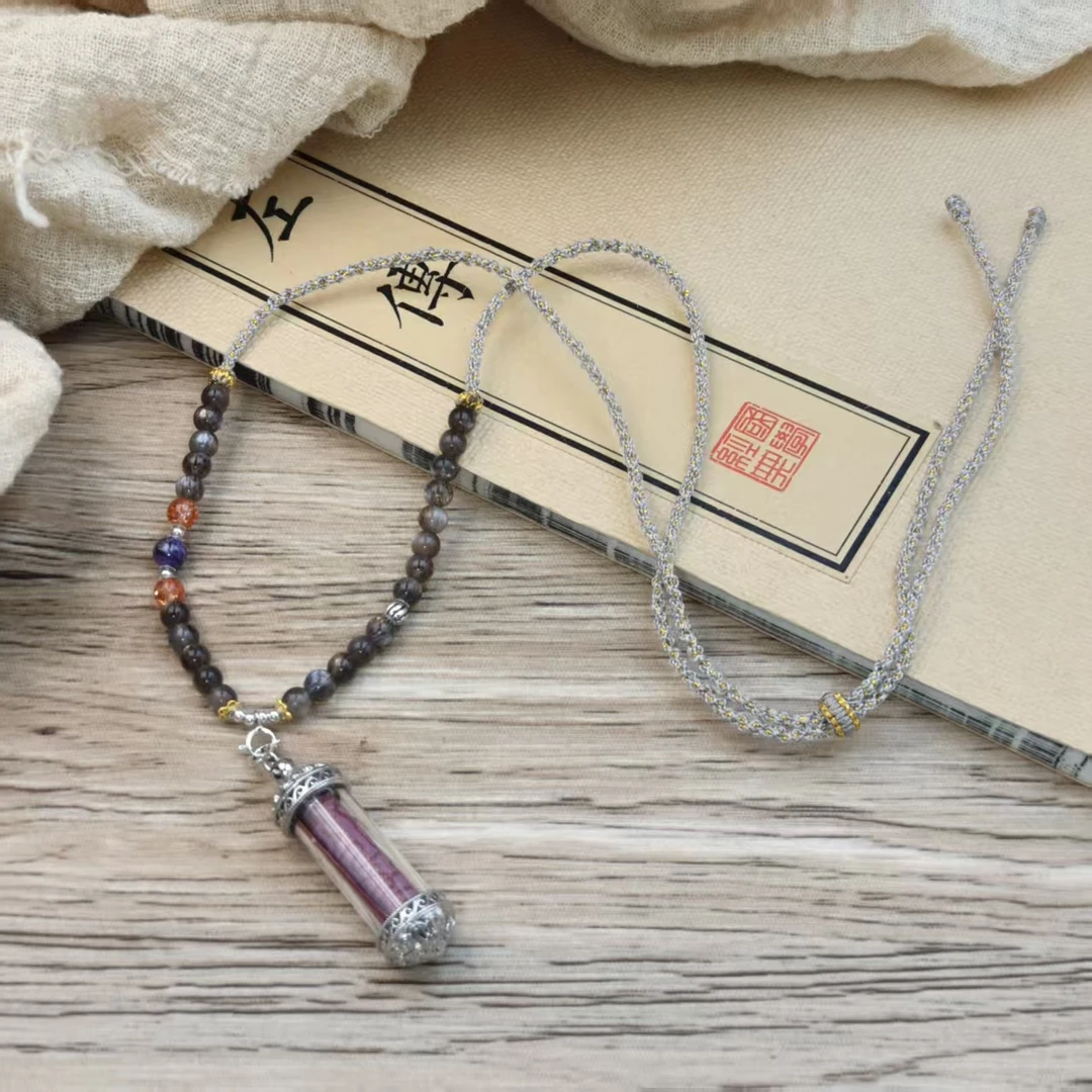 925银银制品  【灵柒】童子S配比项链+名+农历日期+地址