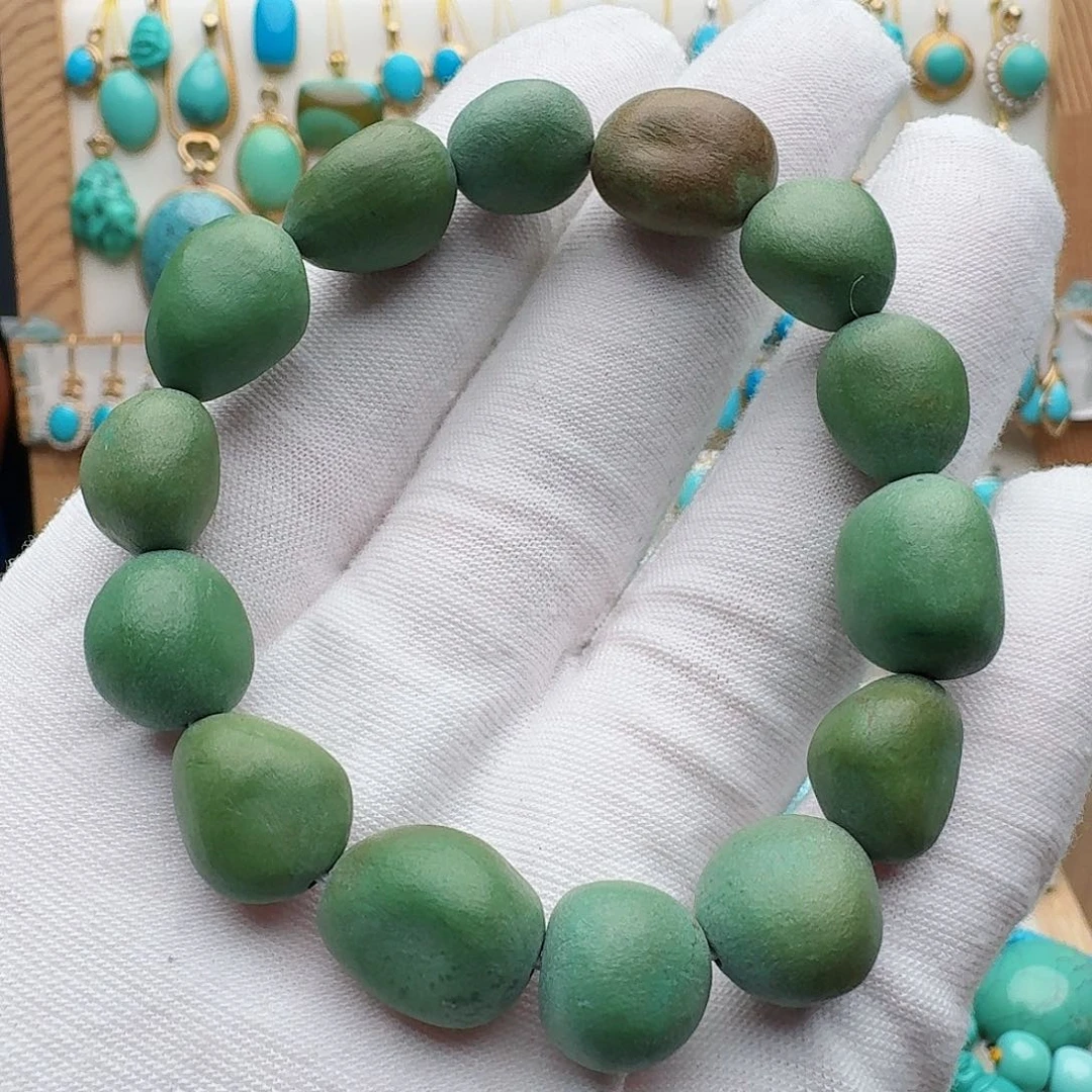 绿松石未镶嵌手串