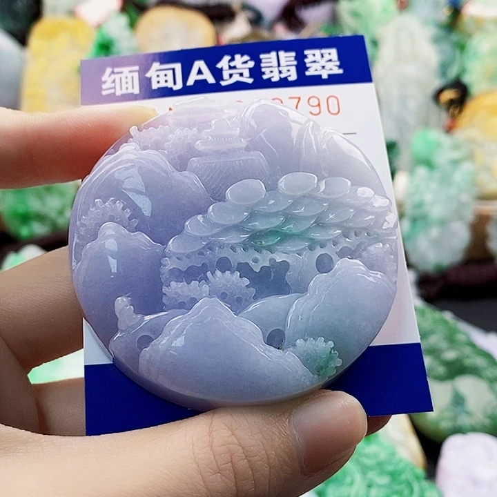 用***2翡翠未镶嵌吊坠(不含链)