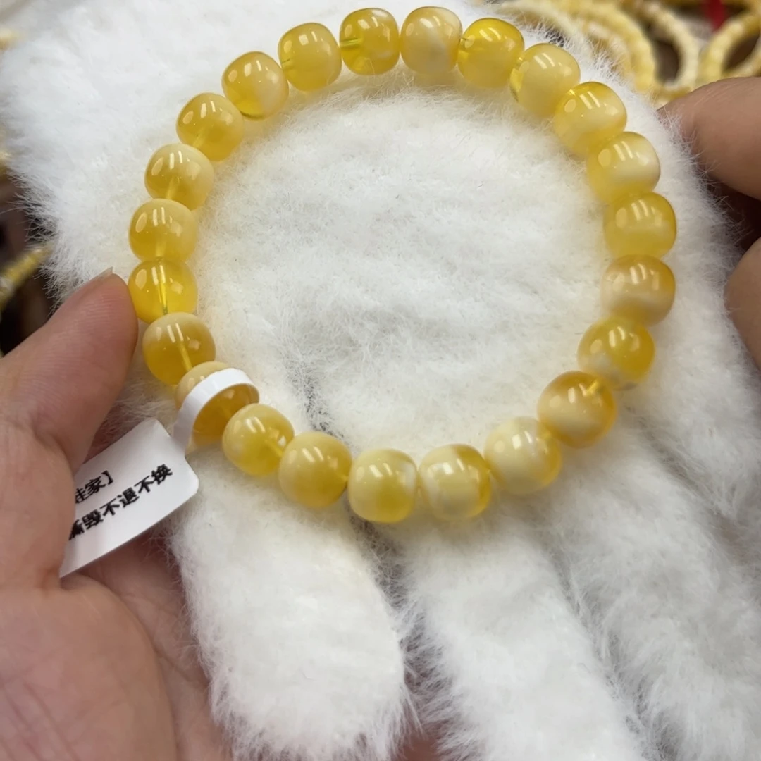 蜜蜡裸石未镶嵌未品控