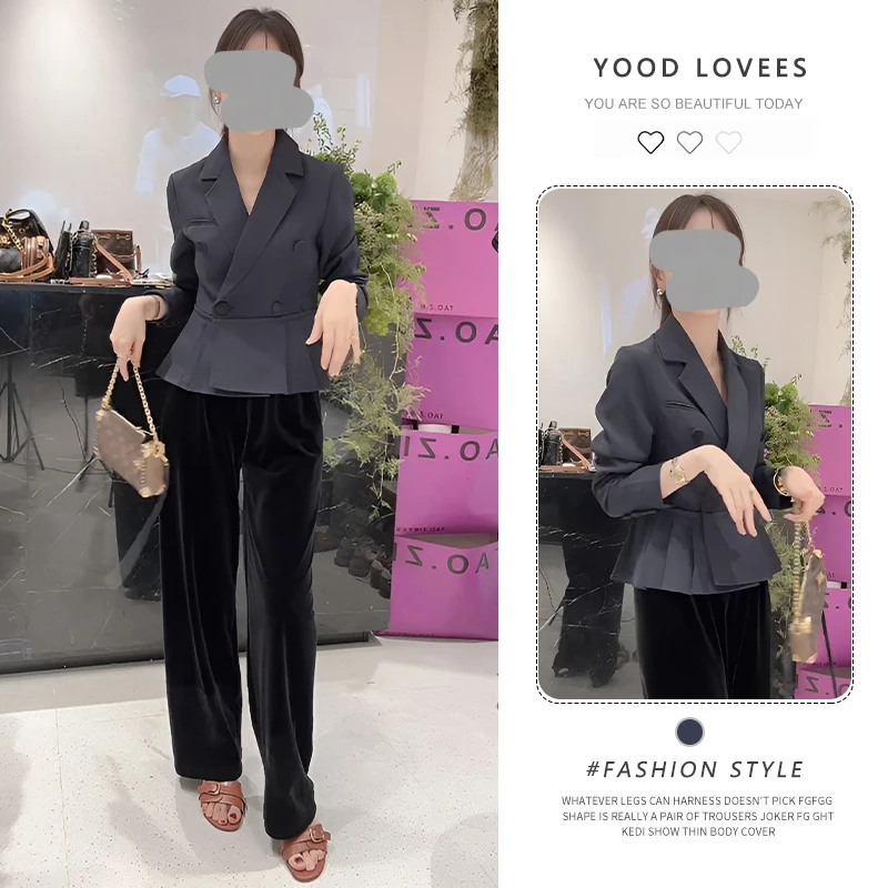 韩系独特超好看正肩短外套2025新款春秋季小个子收腰显瘦上衣西装