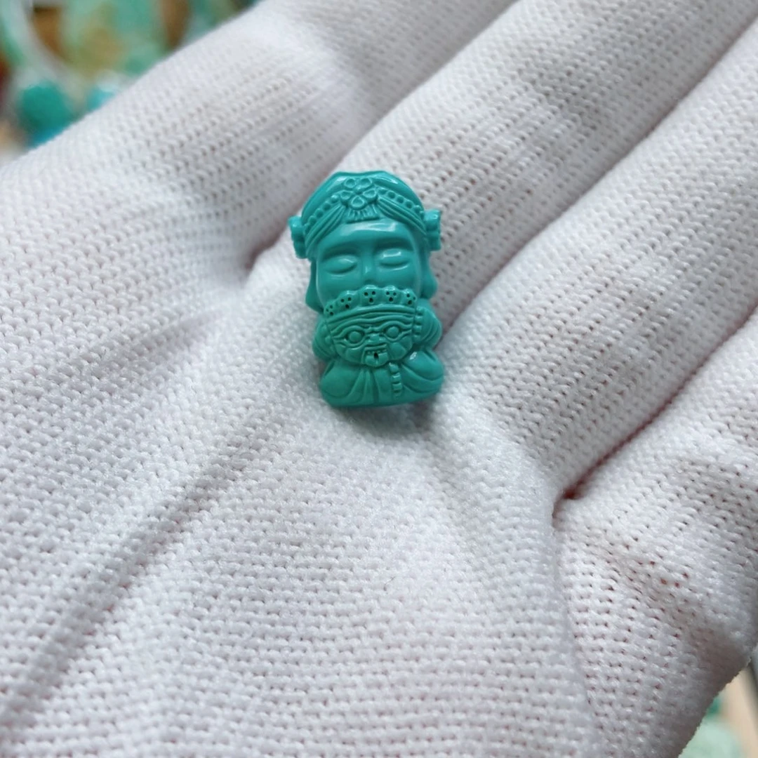 绿松石未镶嵌扎基拉姆