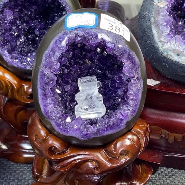 未镶嵌大型摆件（非配饰）紫晶小潘