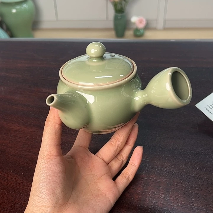 龙泉云间青瓷小米茶器